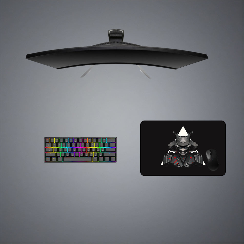 Samurai Triangle Design Gaming Mouse Pad - M-XXL Size for Enhanced Accuracy