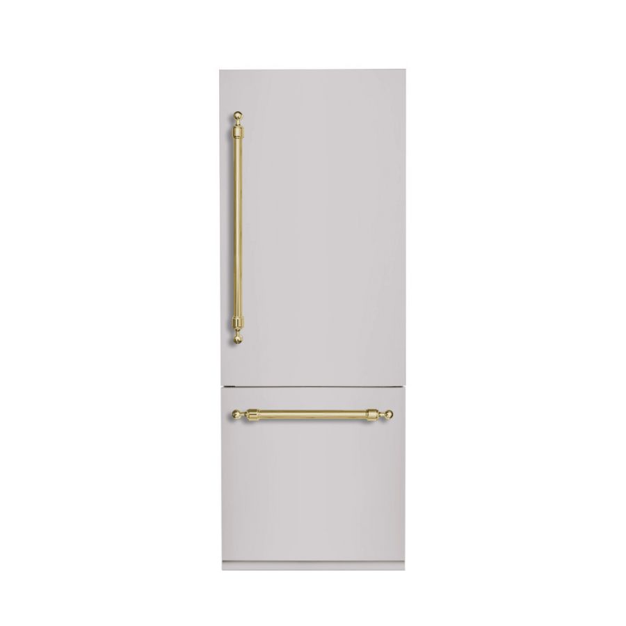 Hallman 30 Built-In Refrigerator with Interior Filtered Water Dispenser and Bottom Mount Freezer