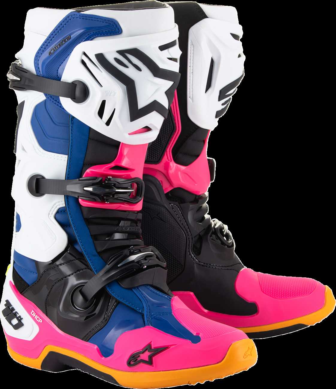 ALPINESTARS Daytona Coast Limited Edition Tech 10 Boots - White/Blue/Pink - US 9