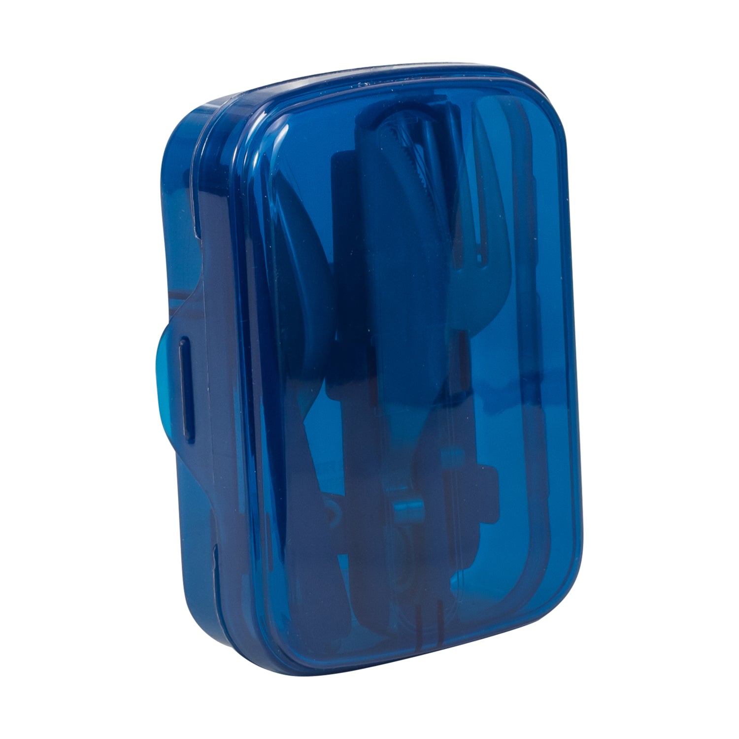 Cool Gear 3-Pack Travel Reusable Utensil Set with Slider Carry Case