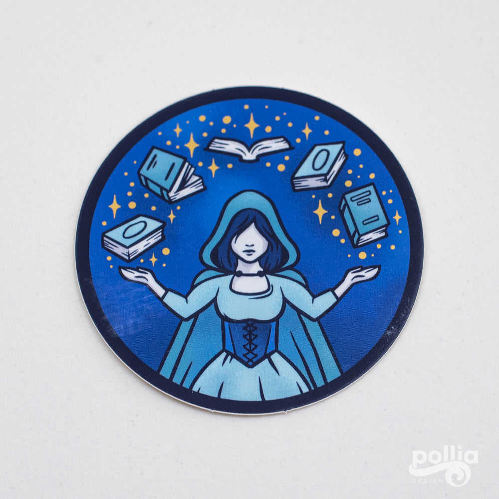 Bookish & Beyond Stickers - Glossy Vinyl with Gold Accents