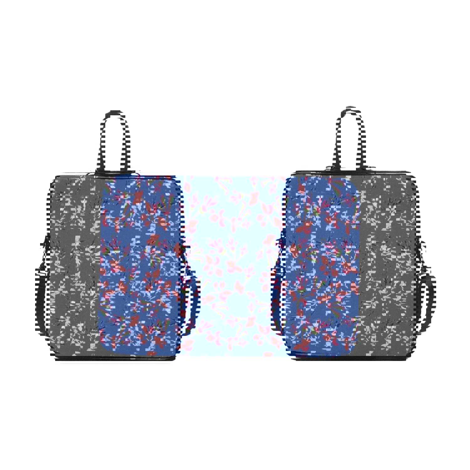 Swift Floral Peach Blue Laptop Handbags 13