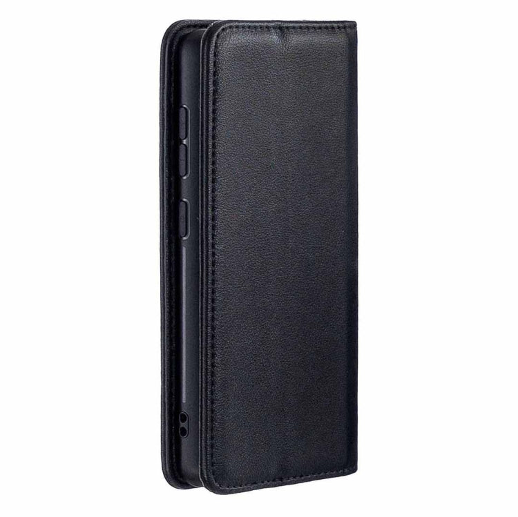 For Samsung Galaxy Note20 2 in 1 Detachable Magnetic Horizontal Flip Genuine Leather Case with Holder & Card Slots & Wallet (Black)