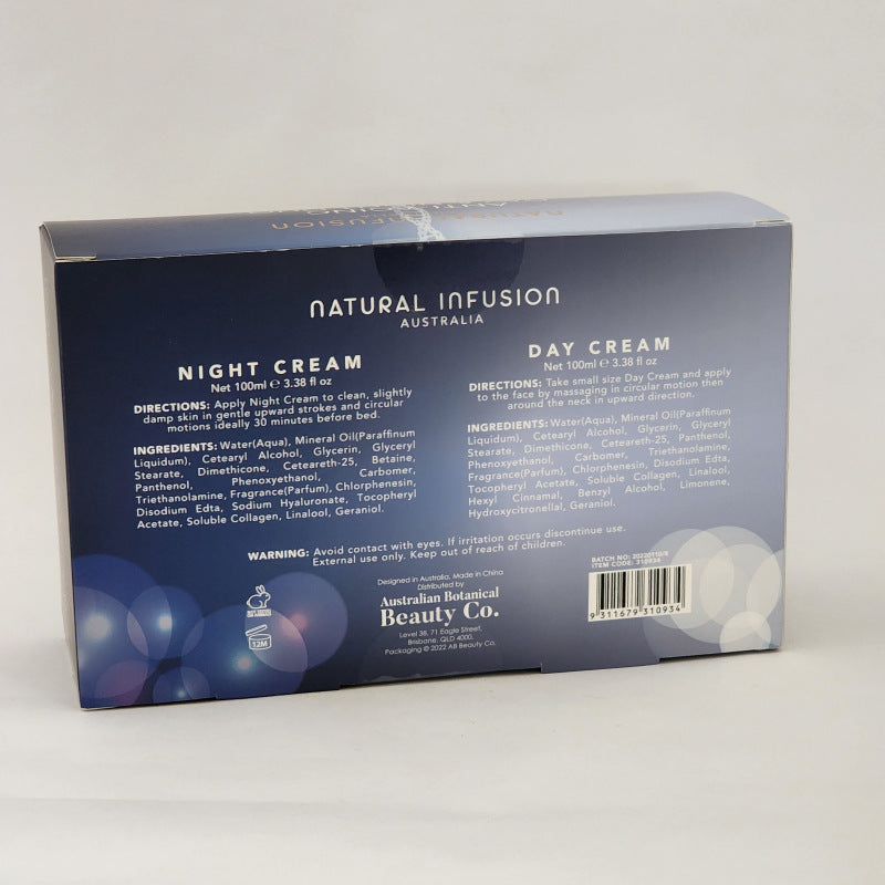 Natural Infusion Age Defying Day Cream and Wrinkle Relieving Night Cream Anti-aging Duo Set