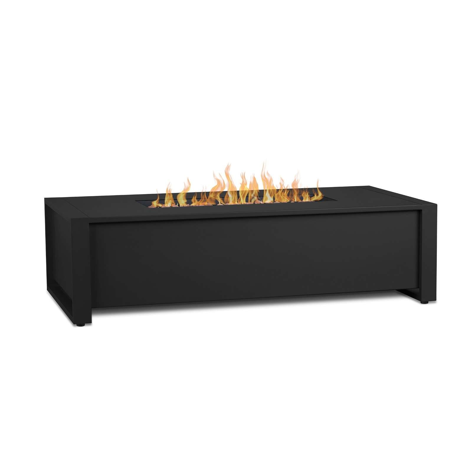 Real Flame Keenan 52 Rectangle Propane Fire Pit Table