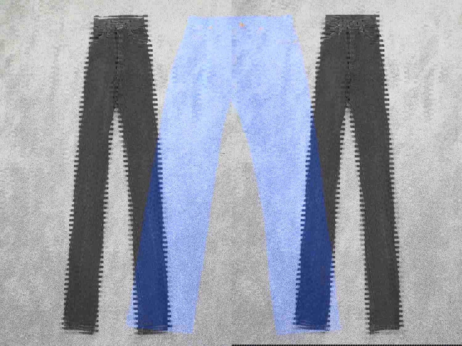 Wrangler Men's Blue Straight Leg Stretch Jeans - Size W31XL34, 100% Cotton