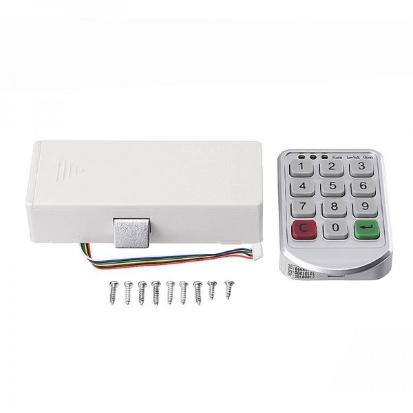 Electronic Intelligent Password Keypad Number Cabinet Door Digital Code Lock - Plastic Panel + Steel Door Screw