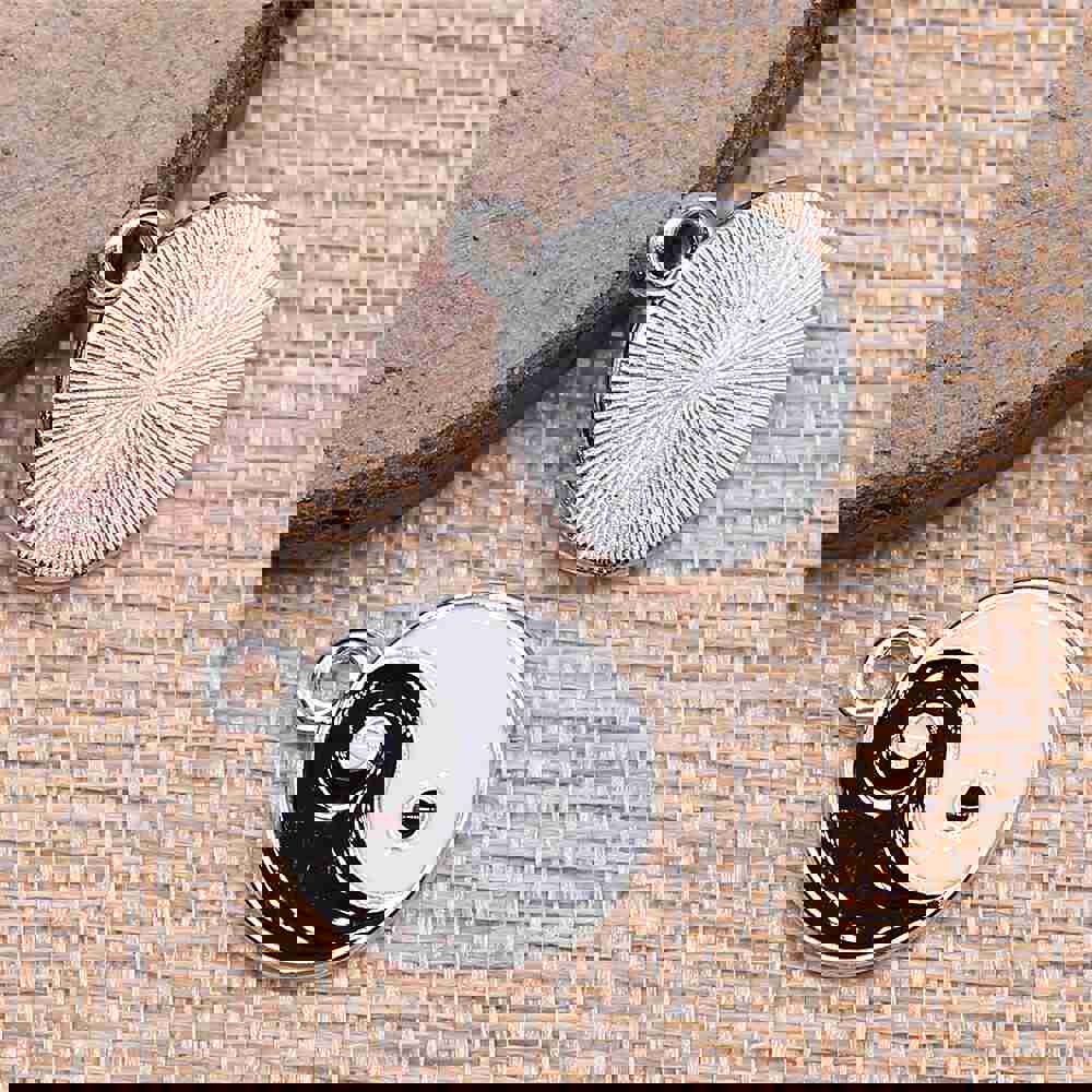 WYSIWYG 10pcs 18x22mm Tai Chi Charms Rhodium Color Zinc Alloy Pendant for DIY Jewelry Making