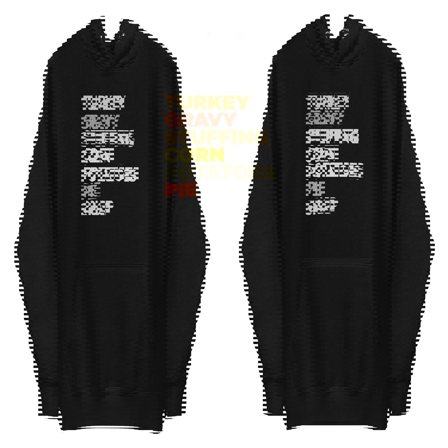 Mike Sorrentino Thanksgiving Food List Hoodie