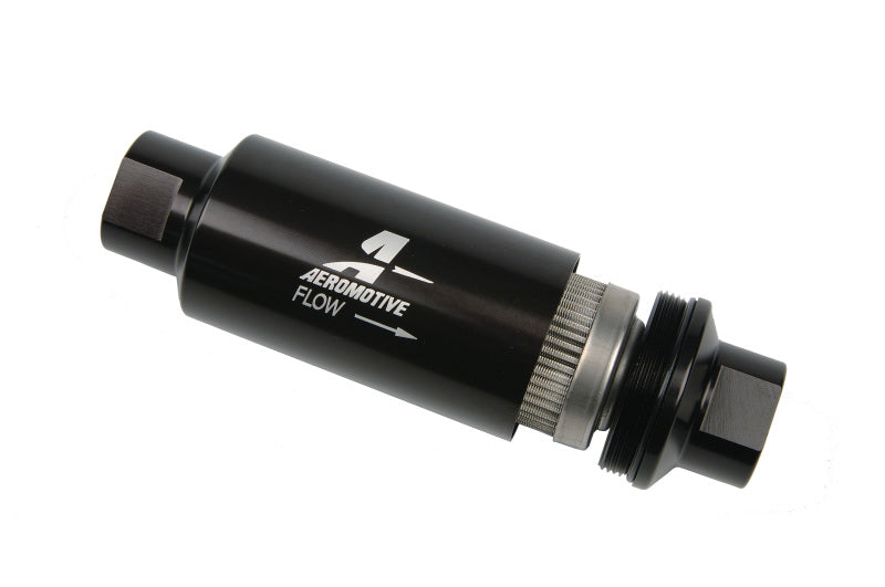 Aeromotive In-Line Fuel Filter - AN-10 - Black - 100 Micron