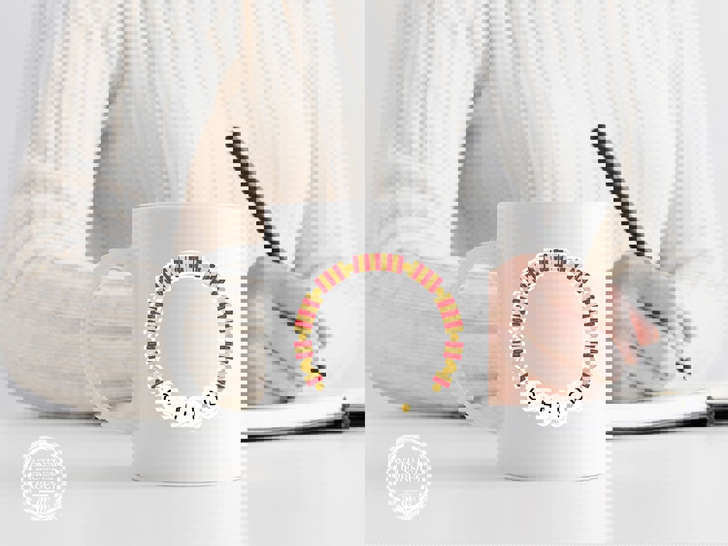 Chi Omega Vinyl Sticker - Friendship Bracelet Sorority Decal