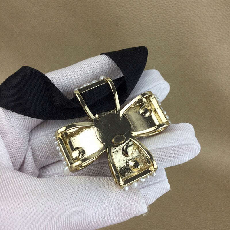 2021 Vintage Black Ribbon Chain Cross Pendant Choker Necklace for Women