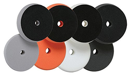 Lake Country Forced Buffing Pad 5.5 Inch 4 Pack - Hybrid Foam for Quicker Results