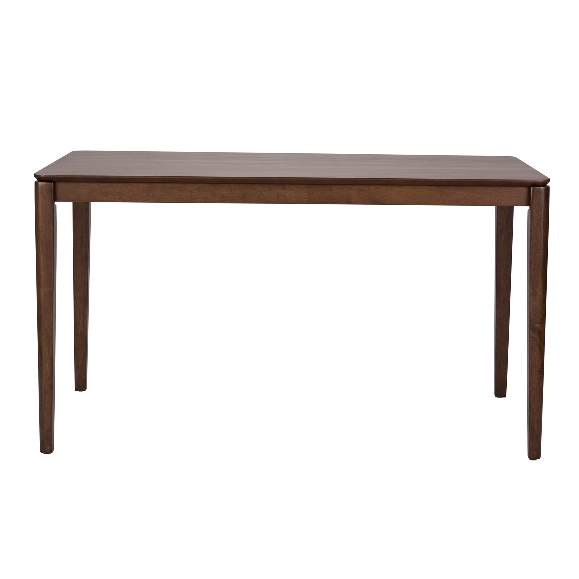 Space Savers Rectangular Leg Table in Satin Walnut Finish