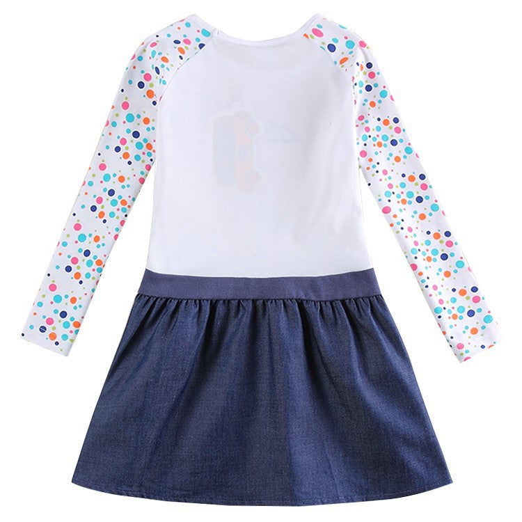 Nova Brand Long Sleeve Girl Dress for Kids - Summer Party Dress