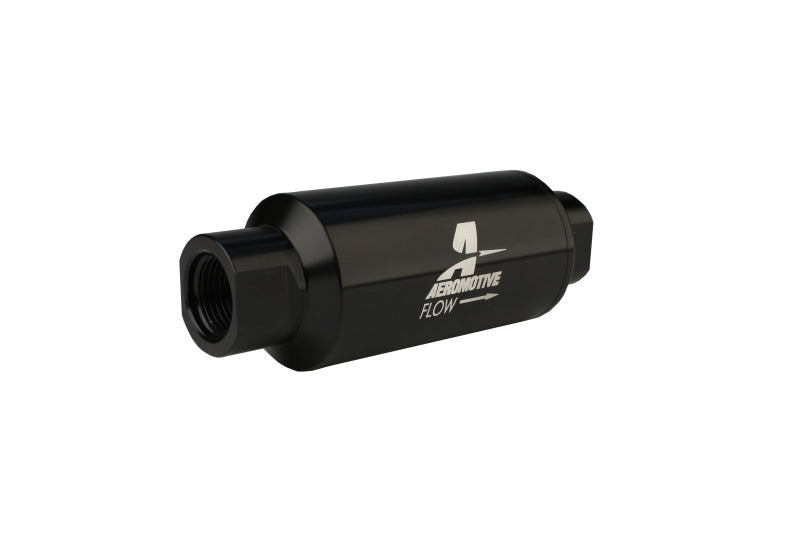 Aeromotive In-Line Fuel Filter - AN-10 - Black - 100 Micron