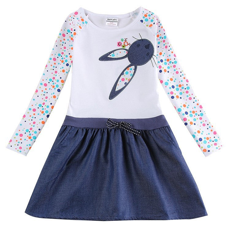 Nova Brand Long Sleeve Girl Dress for Kids - Summer Party Dress