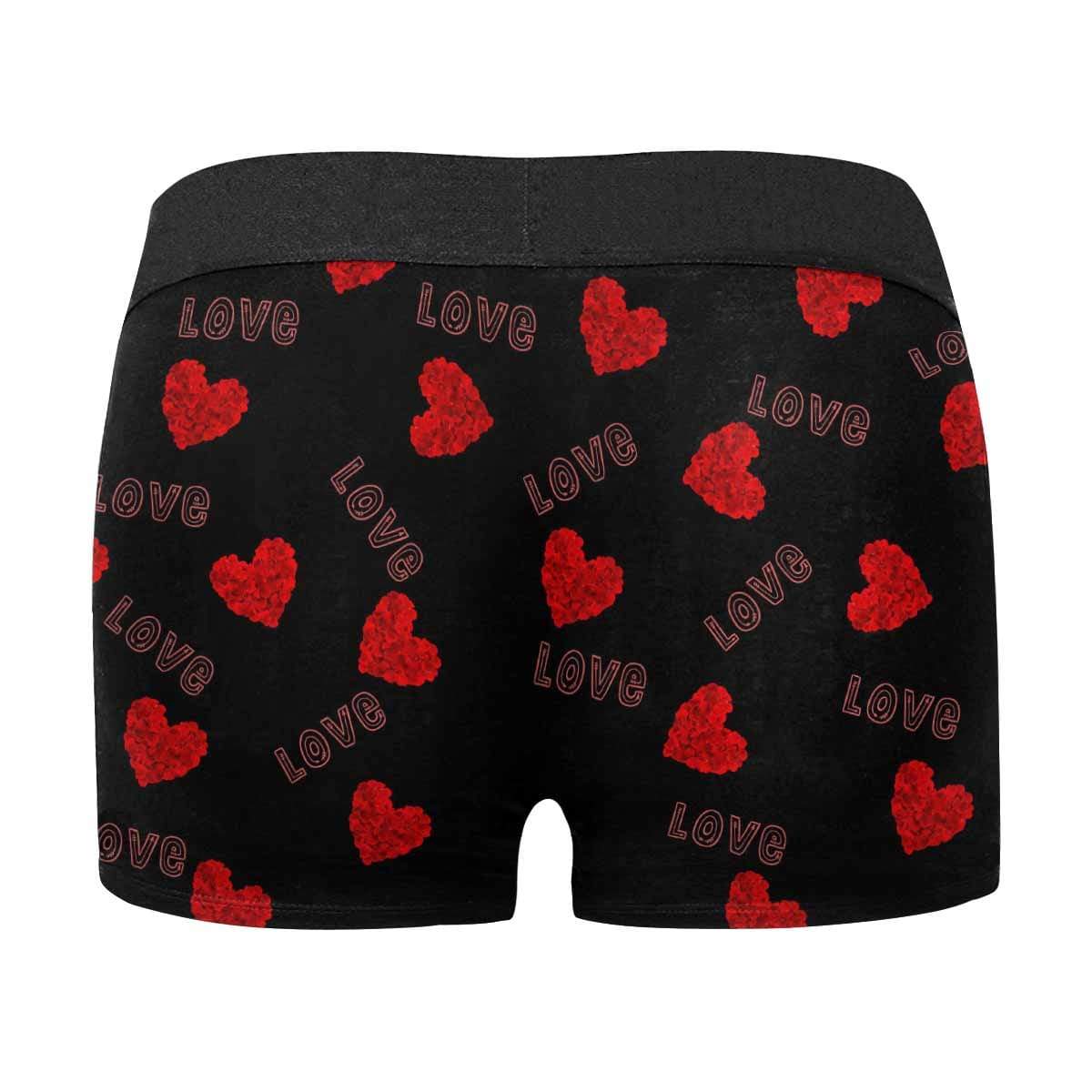 Custom Face Love Mens Boxer Briefs - Personalized Valentine Gift for Husband