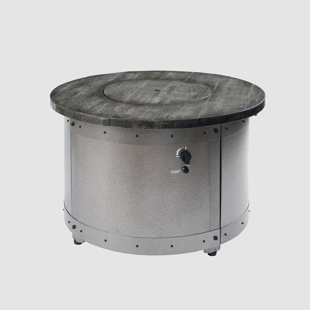 Outdoor Greatroom Company Edison Round Gas Fire Pit Table