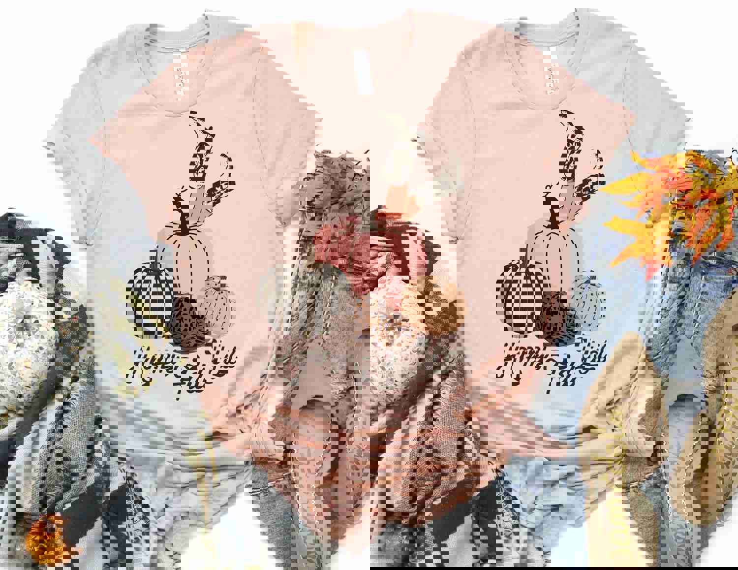 Happy Fall Yall Cowgirl Boots Shirt - Fall Shirt