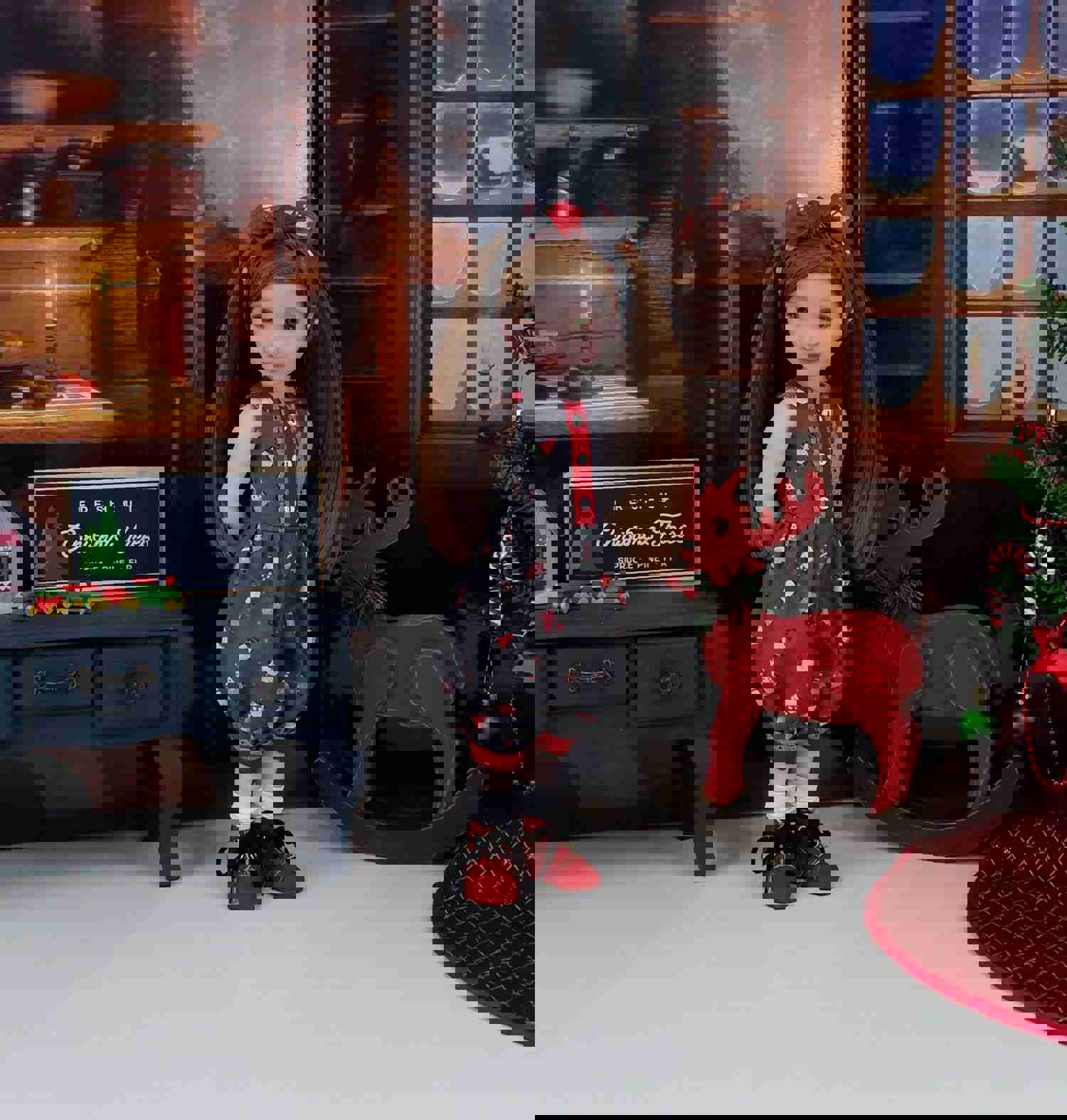 Norwegian Gnomes Romper with Boots for Ruby Red Fashion Friends Doll