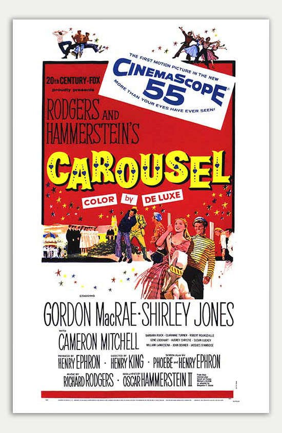 Carousel - 11 x 17 Movie Poster (1956 Reprint)