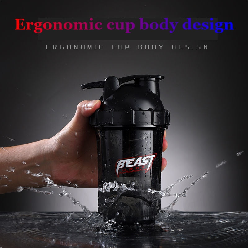 2022 New Fitness Protein Shaker Water Bottle - Ultimate Sports Cup for Workouts