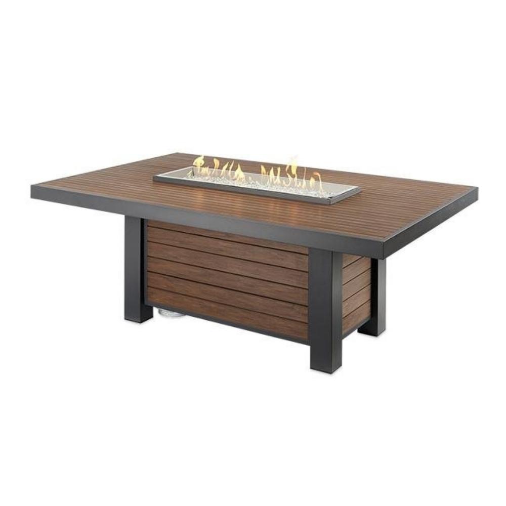 Kenwood 81-Inch Gas Fire Pit Dining Table for Outdoor Gatherings