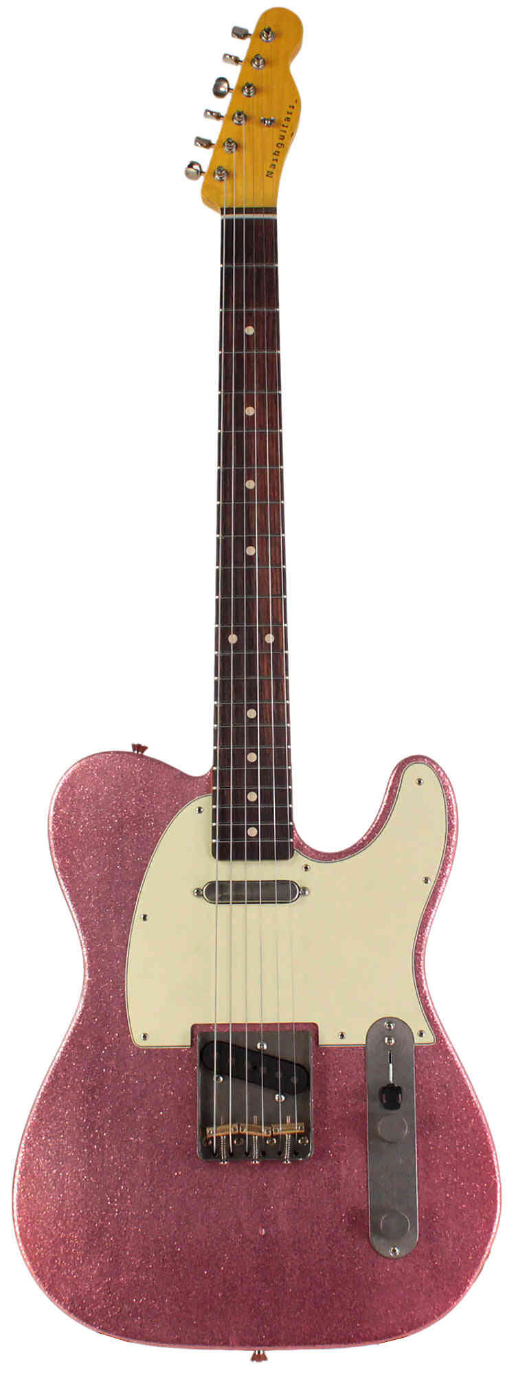 Nash T-63 Guitar, Vintage Pink Sparkle, Light Aging - Premium Telecaster Style
