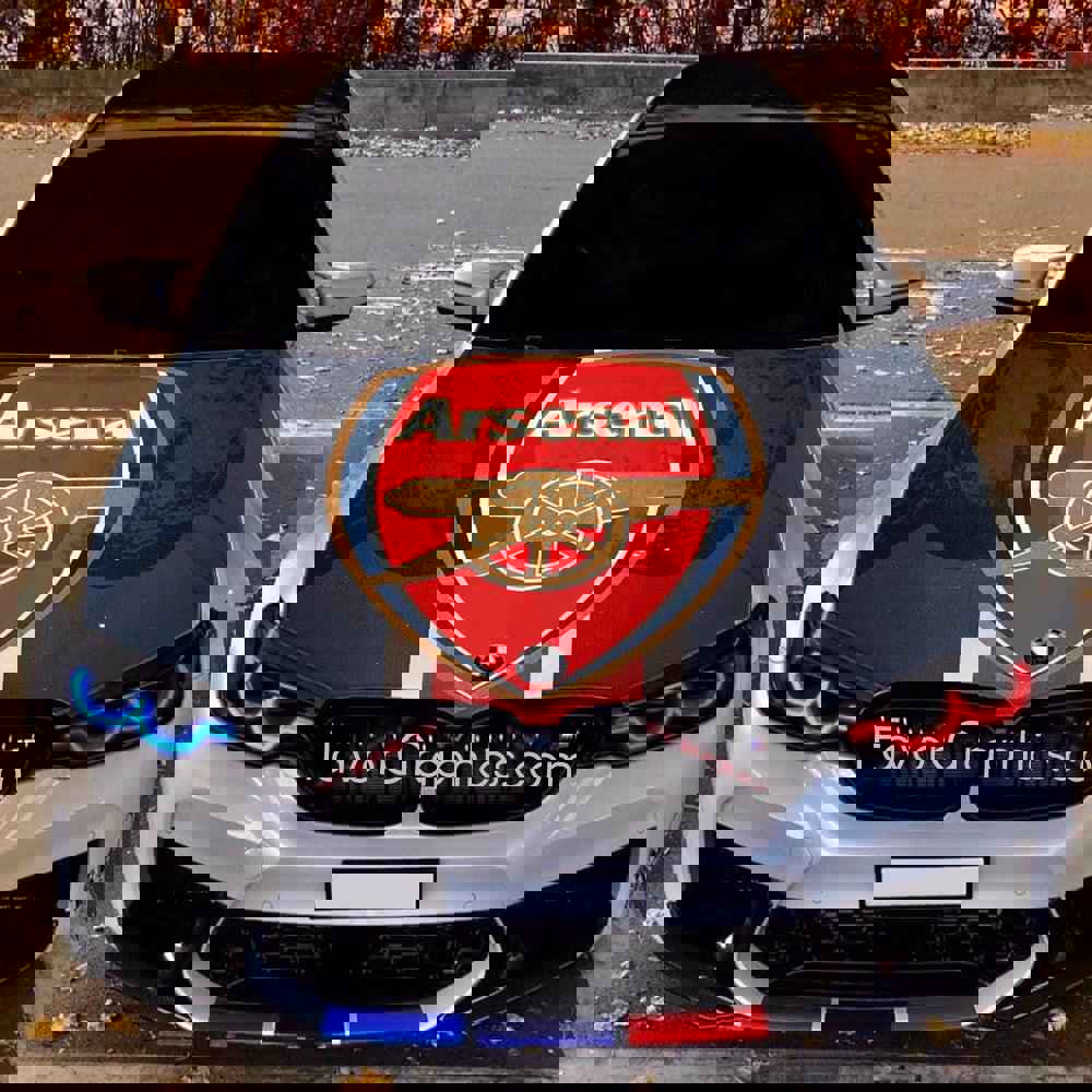 Arsenal Itasha Car Vinyl Hood Wrap Decal Sticker