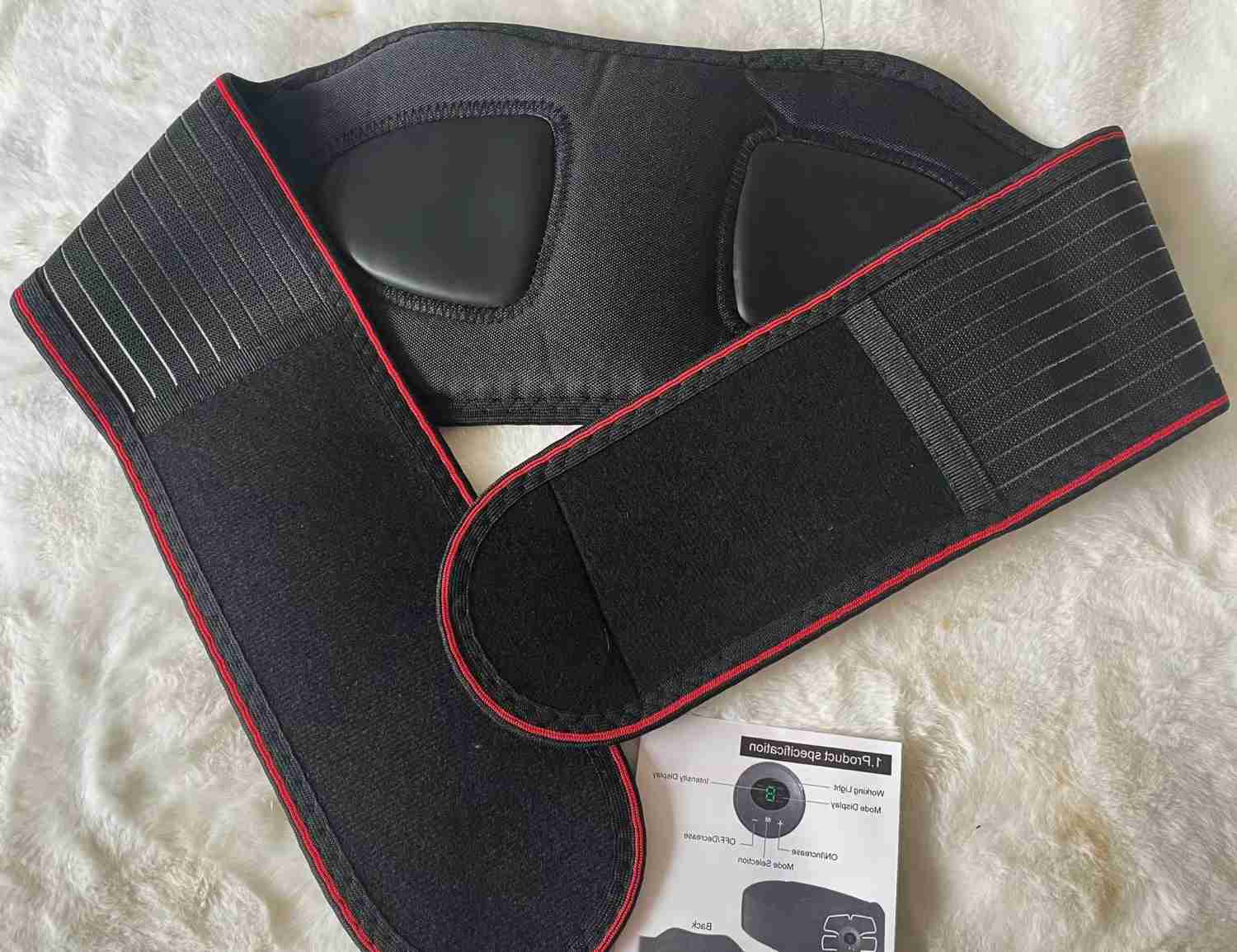 ABS Stimulator, Ab Machine, Abdominal Toning Belt Workout Portable Ab Stimulator for Home & Office Fitness