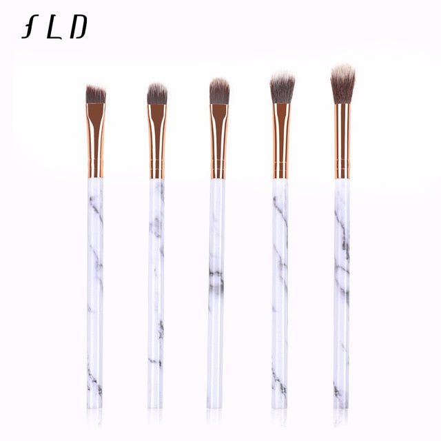 5pcs Professional Makeup Brushes Set for Foundation, Eyebrow, Eyeliner, Blush, and Powder