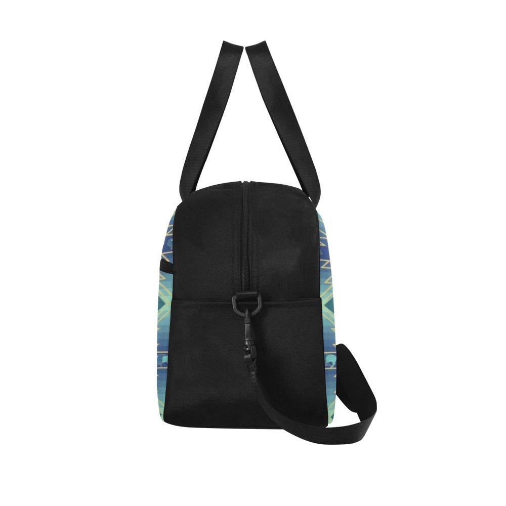Buffalo Run Fitness Handbag - Durable 1200D Nylon with Shoe Pouch