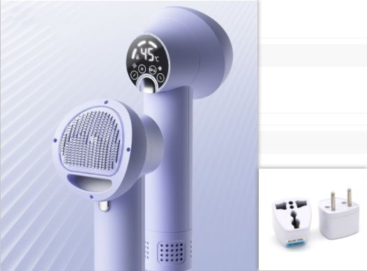 NEX Intelligent Pet Hair Dryer with Blow & Comb Function - Silent & Safe for Dogs & Cats