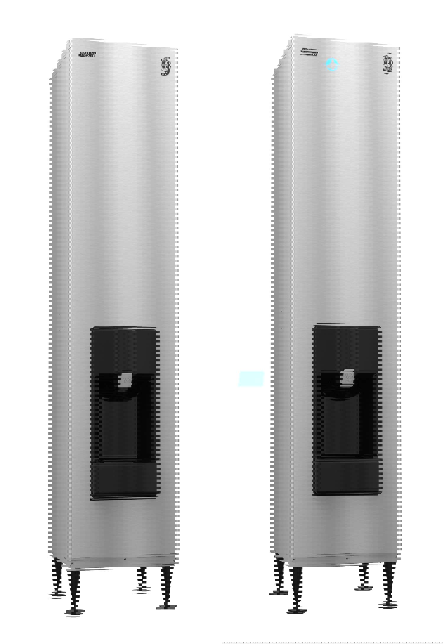 Hoshizaki DKM-500BWJ 30" Wide Water-Cooled Crescent Cuber Ice Maker with Built-In Storage Bin