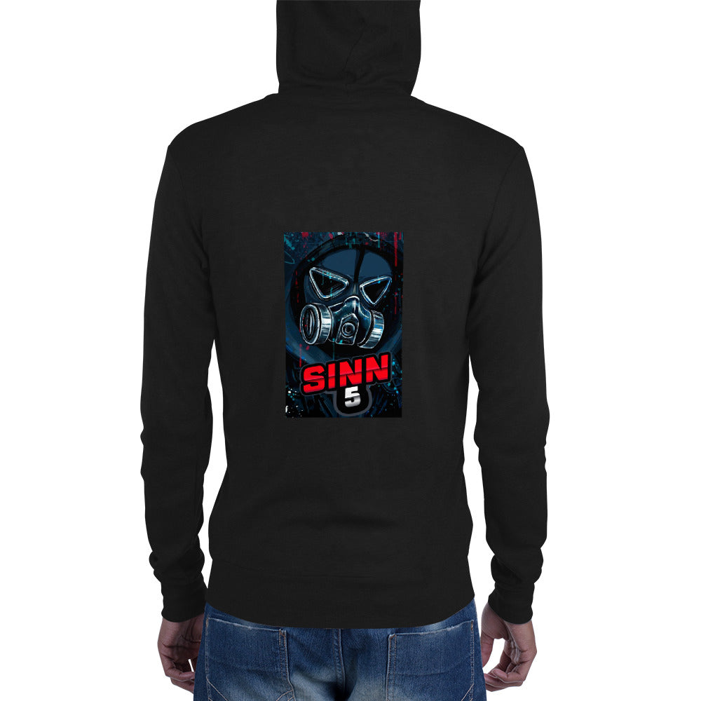 S-S5 ZIP UP HOODIE - Lightweight Unisex Hoodie with Kangaroo Pocket