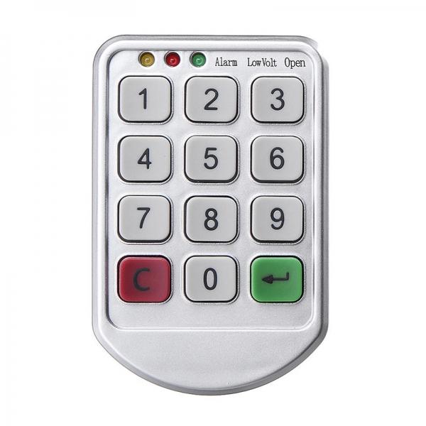 Electronic Intelligent Password Keypad Number Cabinet Door Digital Code Lock - Plastic Panel + Steel Door Screw