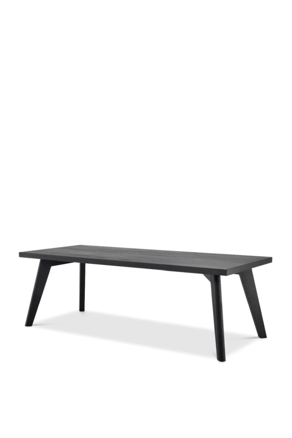 Rectangular Black Oak Dining Table | Eichholtz Biot