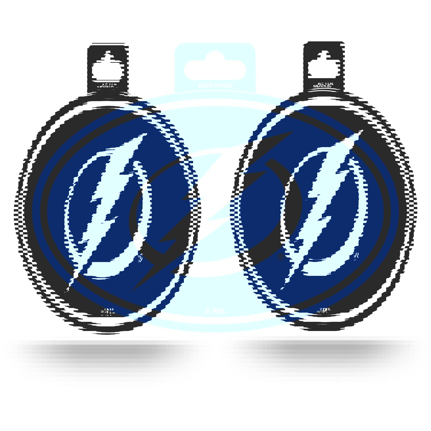 Tampa Bay Lightning Oval Decal Full Color Sticker - 3.75 x 5.75 Inches - Officially Licensed