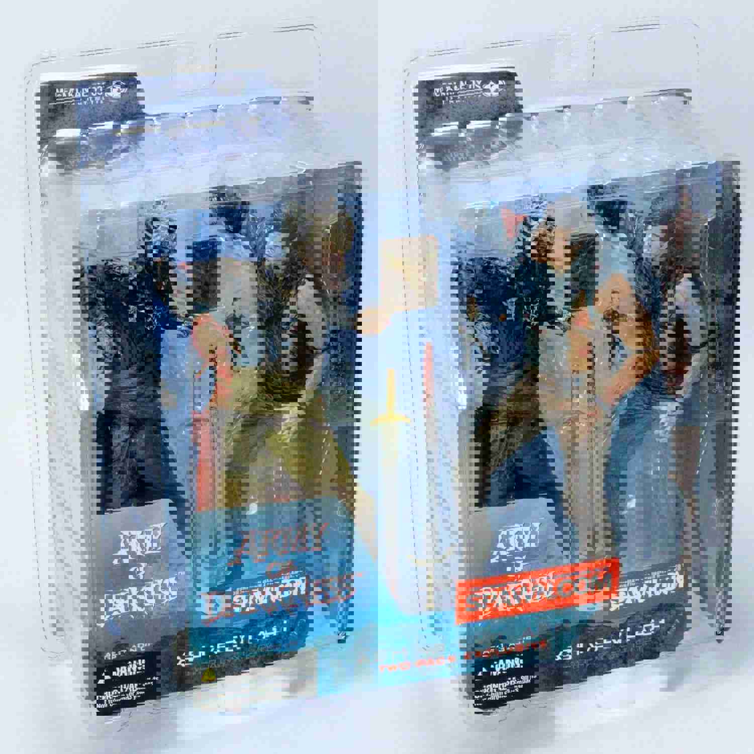 Army Of Darkness Ash Vs Evil Ash Movie - Maniacs Mcfarlane Toys 2 Pack Exclusive