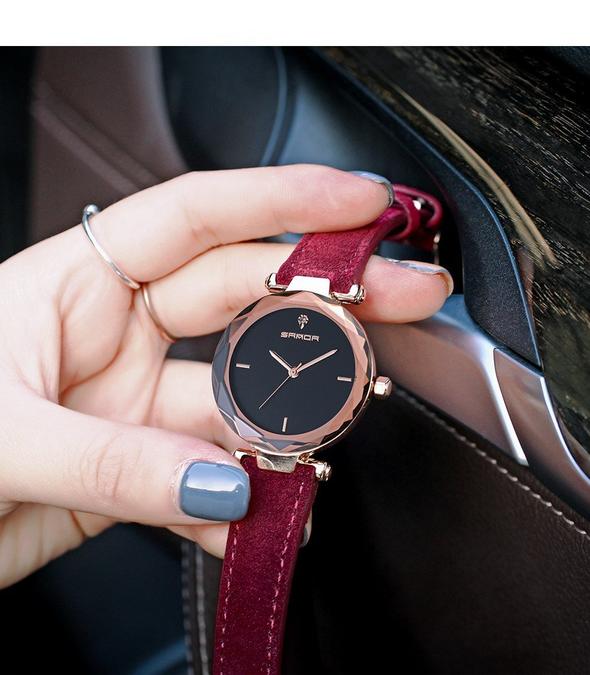 Sanda Waterproof Fashion Ladies Watch - Korean Style Simple Quartz Watch for Students