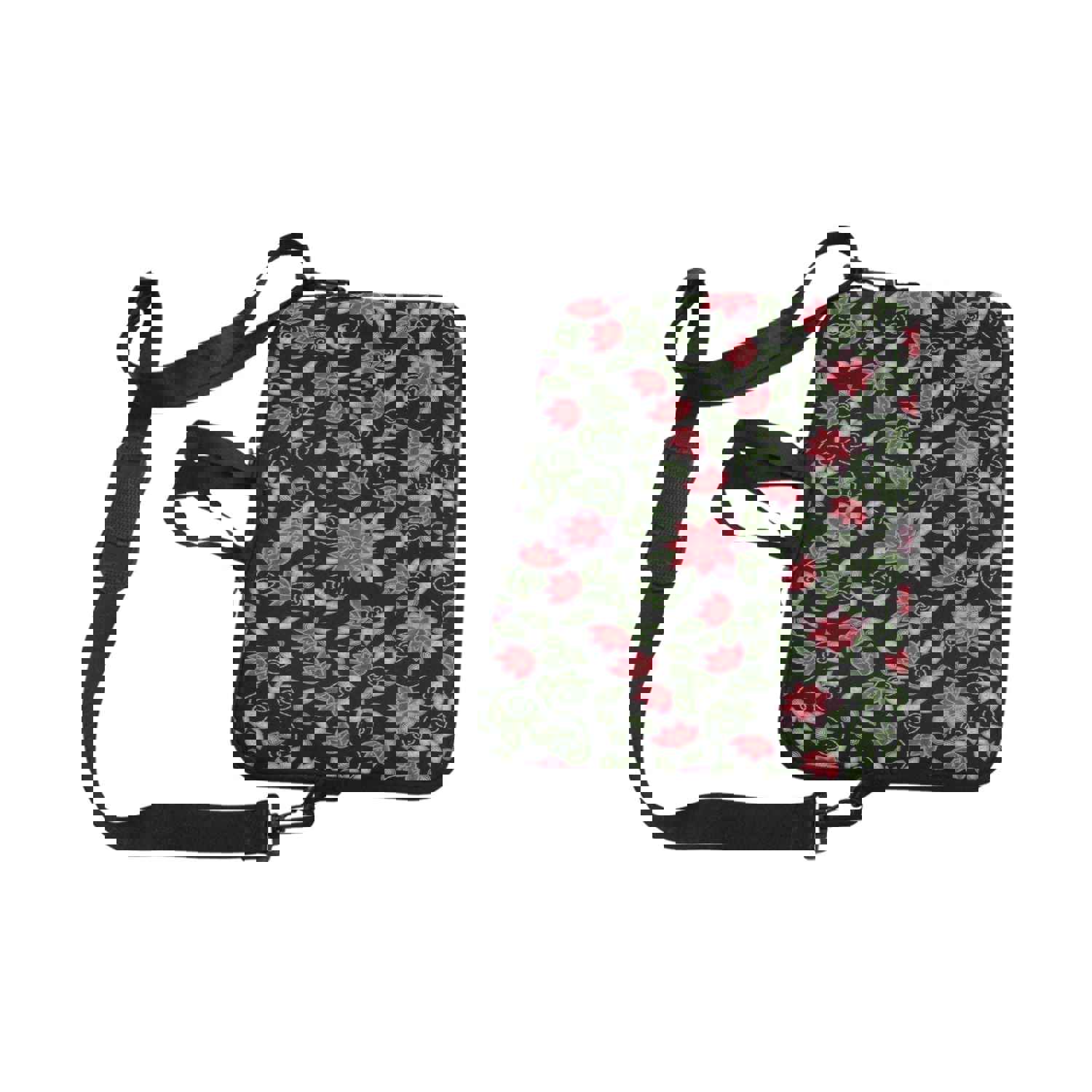 Red Beaded Rose Laptop Handbags 13