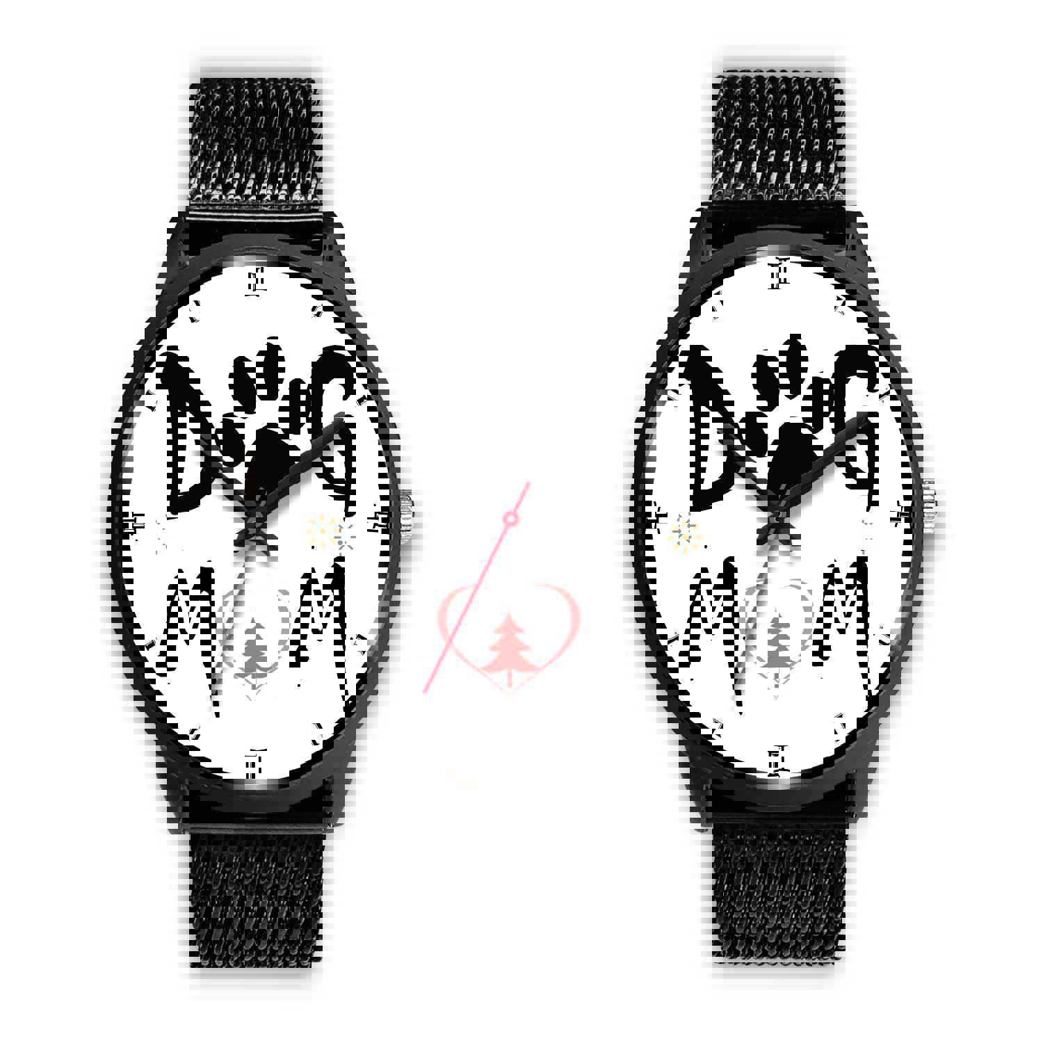 Dog Mom Print Christmas Special Wrist Watch