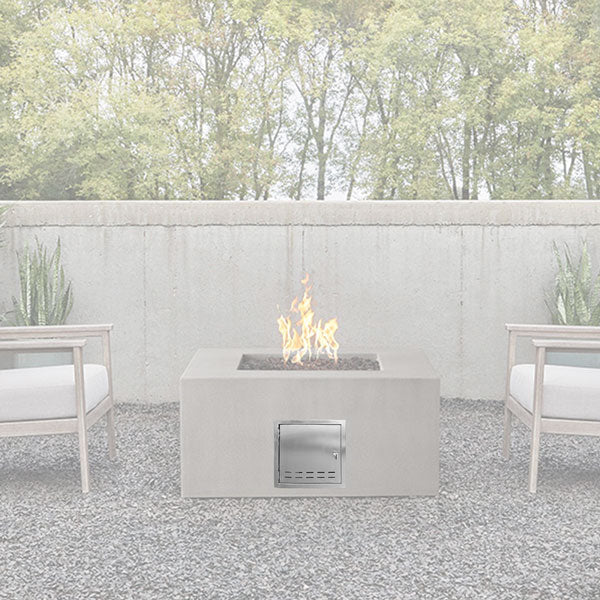 The Outdoor Plus Fire Pit Stainless Steel Access Door