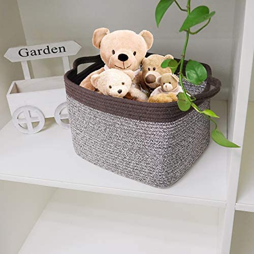 Goodpick Cube Storage Bins - Versatile Woven Basket for Home & Office Organization