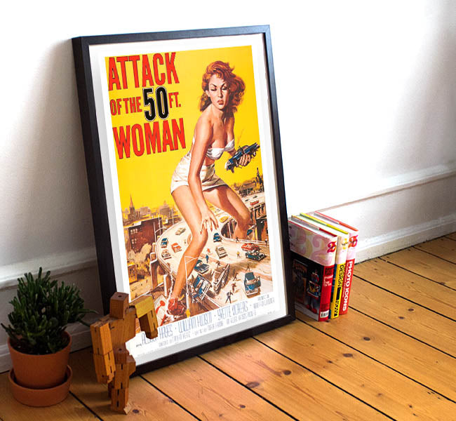 Attack of the 50 Foot Woman - 11 x 17 Movie Poster (1958, Sci-Fi, Reprint Style A)