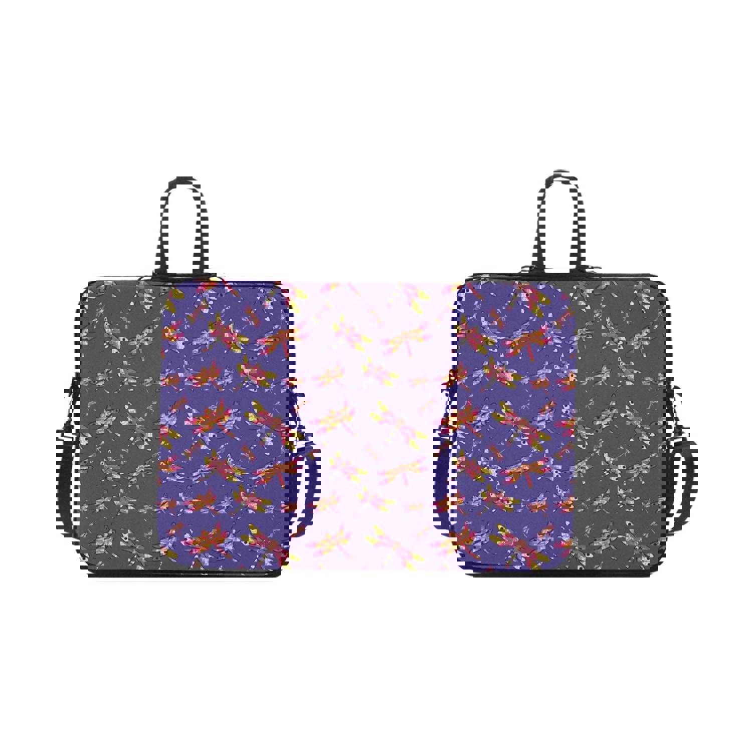 Gathering Purple Laptop Handbags 13 - Dragonfly Design