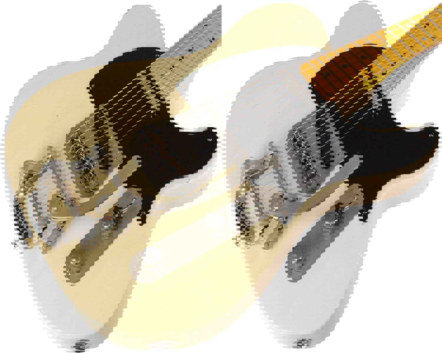 Nash T-52 Guitar, Mary Kaye White, Bigsby, Light Aging