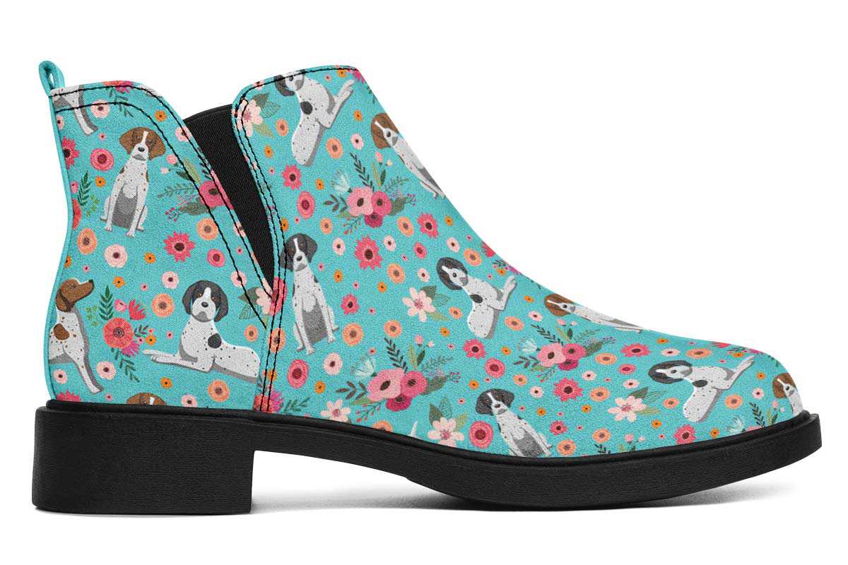 German Shorthaired Pointer Flower Neat Vibe Boots