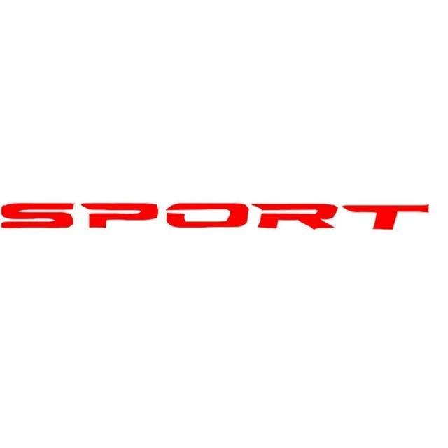 4PCS SPORT Style Car Rims Wheel Hub Racing Sticker Graphic Decal Strip